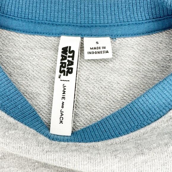 Janie and Jack x Star Wars Striped Sleeve Sweatshirt Size 5 - Picture 5 of 5